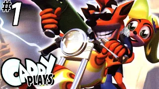 Caddy Plays Crash Bandicoot 3 (Part 1) [PS1, 105% RUN, ALL PLATINUM RELICS]