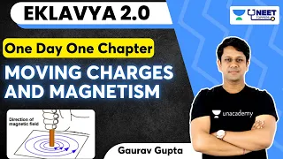 Moving Charges and Magnetism | One Day One Chapter | Physics | Gaurav Gupta | Unacademy NEET Toppers