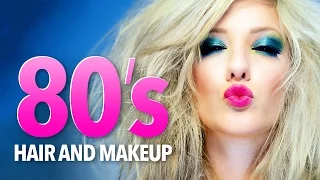 1980's hair & makeup tutorial