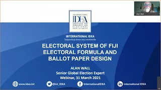 Electoral System of Fiji- Ballot Design and Electoral Formula