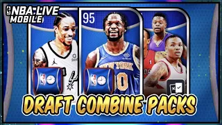 Открытие набора "Драфт-комбайн 97 OVR!" | NBA LIVE Mobile 21 S5 Draft Combine