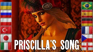 The Witcher 3 Wild Hunt. Priscilla's Song in Different Languages.