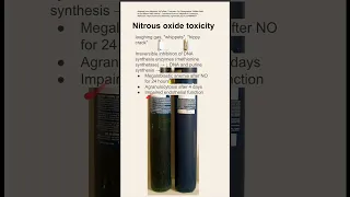 Nitrous oxide toxicity