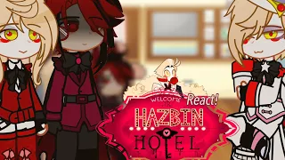 HAZBIN HOTEL REACT TO LUCIFER MORNINGSTAR! |I hazbin hotel I| radioapple? 🕯️ 1/1