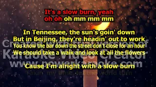 Kacey Musgraves - Slow Burn - Country - Karaoke