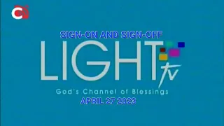 Light TV Sign-On and Sign-Off 4-27-2023