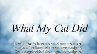 What My Cat Did [listening English level 2]