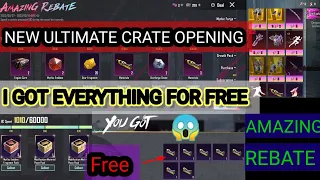 New ultimate set 🔥 Flash striking violet volt Kar98k Crate opening || Amazing rebate Crate opening