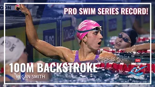 Regan Smith Breaks ANOTHER Pro Series Record in the 100M Backstroke | TYR Pro Series Fort Lauderdale