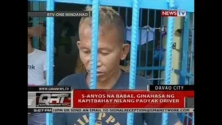 5-anyos na babae, ginahasa ng kapitbahay nilang padyak driver