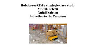 02. Robobryce Induction to the Company CIMA SCS Nov 23 Feb 24 CIMA