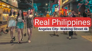 Angeles City Philippines 4k60p DJI Osmo Pocket 3 Walking Street tour