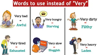 Words to use instead of very | 50 Common English Vocabulary | Daily use english words