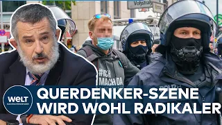 ANGST UM INNERE SICHERHEIT: Verfassungsschutz - Neue Krisen könnten Querdenker-Szene wieder beleben