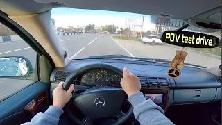 2000 Mercedes ML 430 W163 (272hp) POV test drive