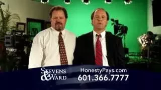 Funny personal injury lawyer ad lampooning silly attorney commercials; Stevens & Ward
