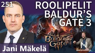 Jani Mäkelä Roolipelit ja Baldurs Gate 3 #neuvottelija 251