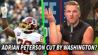 Pat McAfee Reacts To Adrian Peterson Being Cut By The Washington Football Team