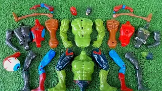 Merakit Mainan Batman Vs Spider-Man Vs Siren Head vs Hulk Smash Avengers Toys