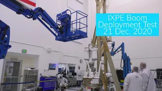 IXPE Boom Deployment Test at Ball Aerospace