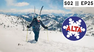 first time skiing at ALTA in 2021! | vanlife utah