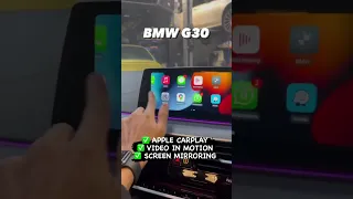 BMW G30 - Apple CarPlay Activation, Video In Motion and if you’re sadly an android user, you have ac