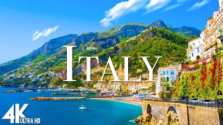 FLYING OVER ITALY 4K UHD - Relaxing Music Along With Beautiful Nature Videos - 4K UHD TV