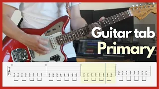 The Cure - Primary (guitar cover with tabs)