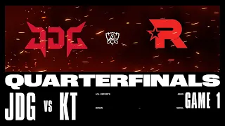 JDG vs. KT - Game 1 | KNOCKOUTS Stage | 2023 Worlds | JDG Intel Esports vs KT Rolster (2023)