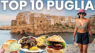 TOP 10 PLACES TO VISIT IN PUGLIA ITALY🇮🇹| POLIGNANO A MARE, MONOPOLI, ALBEROBELLO