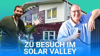 Holger Laudeley zeigt uns alles: Solar Valley Betriebsführung