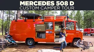 MERCEDES 508D CAMPER TOUR | Overland Expo West 2019 | Afuera Vida