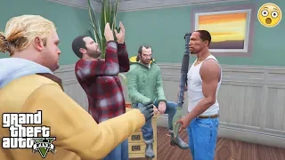 GTA 5 - I Visited CJ's House in Prologue And FOUND CJ (secret encounter)