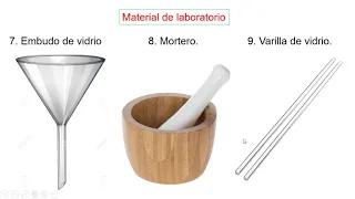 Materiales de laboratorio