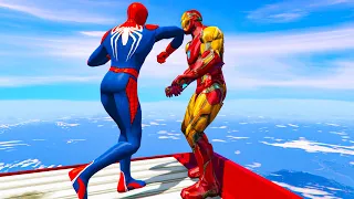 GTA 5 SPIDERMAN Ragdolls Compilation Episode 9 (Euphoria Physics Showcase)