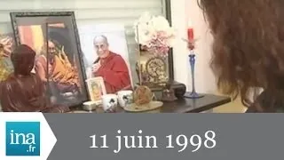 JT France 2  20H du 11 JUIN 1998: fin de l'affaire Auroez Drossard / Yves Montand - Archive INA