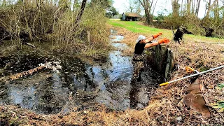 Unclogging Culvert At MLK Crossing! || Beaver Dam Removal At MLK Culvert! S2 EP.2!