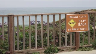 Homeowners in Ocean Beach hit with wave of concern over unstable cliff