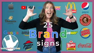 ASL Signs for Popular Brand Names and Companies | American Sign Language