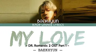 Baekhyun – My Love (너를 사랑하고 있어) (Romantic Doctor, Teacher Kim 2 OST Part 1) (Han/Rom/Eng/가사)