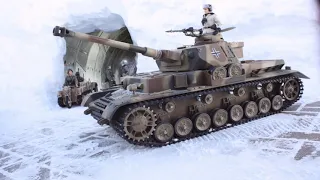 WW2 Action figure:1/6th German Panzer IV RC tank!