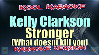 kelly clarkson - Stronger (What doesnt kill you) (Karaoke version) VT