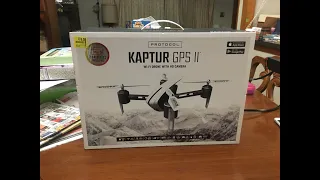 Walmart Clearance unboxing Protocol Kaptur GPS II WIFI Drone with HD Camera