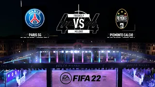 FIFA 22 PSG vs JUVENTUS 4v4 RUSH VOLTA FOOTBALL