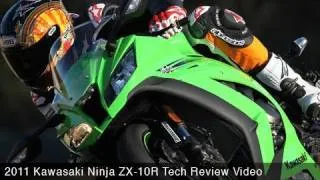2011 Kawasaki Ninja ZX-10R Tech Review - MotoUSA