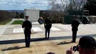 Arlington National Cemetery: Tomb of the Unknown Soldier: Changing of the Guard & Wreath Ceremonies