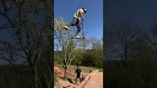 ⚡ Big jump with dirt scooter 🛴