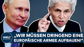 PUTINS KRIEG: "Wir müssen dringend eine europäische Armee aufbauen!" - Strack-Zimmermann