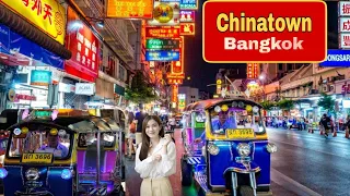 Chinatown Bangkok Night Walking Tour | Thailand Travel