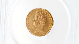 VAE 12 - 157 : FRANCE, Louis-Philippe Ier (1830-1848). 20 francs tête nue, tranche en creux 1831 A,